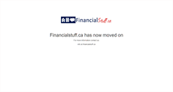Desktop Screenshot of financialstuff.ca